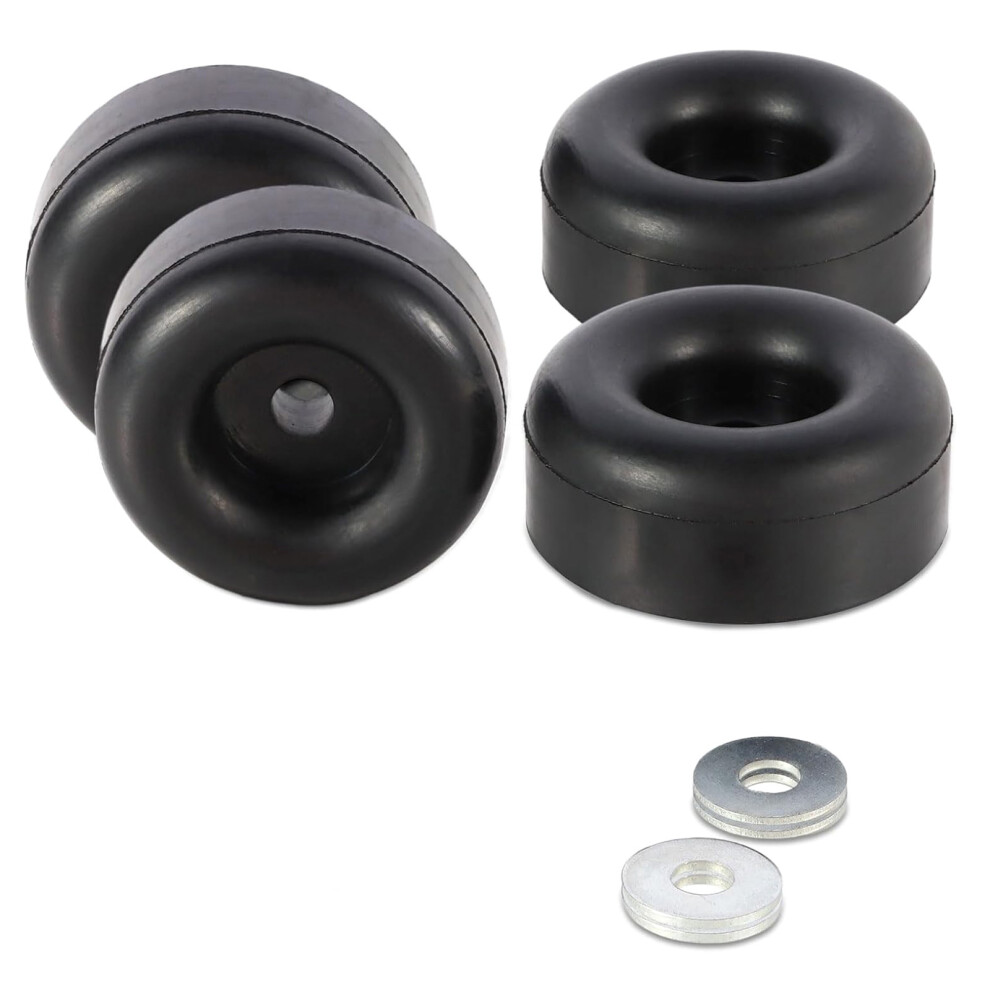 4Pcs High Density Rubber Antivibration Pad Reducing Noise 7704001145083