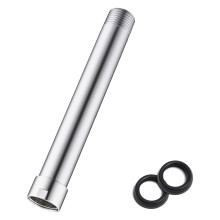 Shower Extender Stainless Steel Modern Shower Extension-Silver