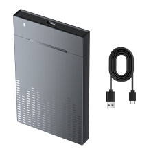 Efficient Cooling 2.5inch SATAs SSDs Enclosure for-type C Port