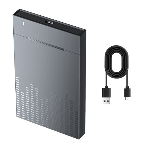 Efficient Cooling 2.5inch SATAs SSDs Enclosure for-type C Port
