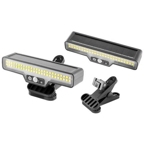 Intelligent Solar Clip Light Outdoor Security Featuring-White 1