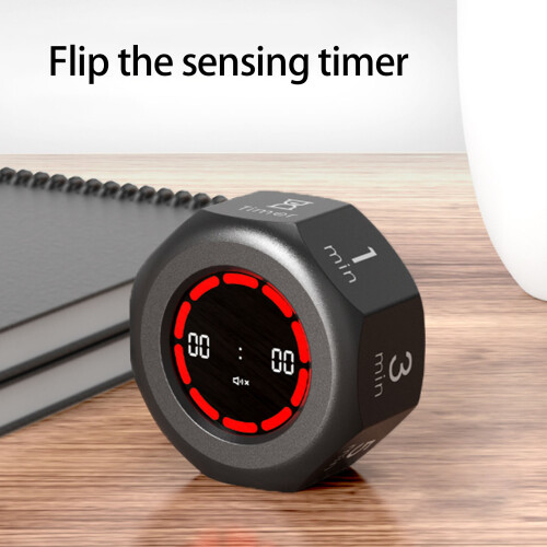 Flipping Visual Gravities Sensors Timer with LCD-Black 2