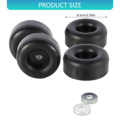 4pcs High Density Rubber AntiVibration Pad Reducing Noise 1