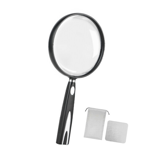 Nonslip Comfort Handle Magnifier 2-130mm with storage b