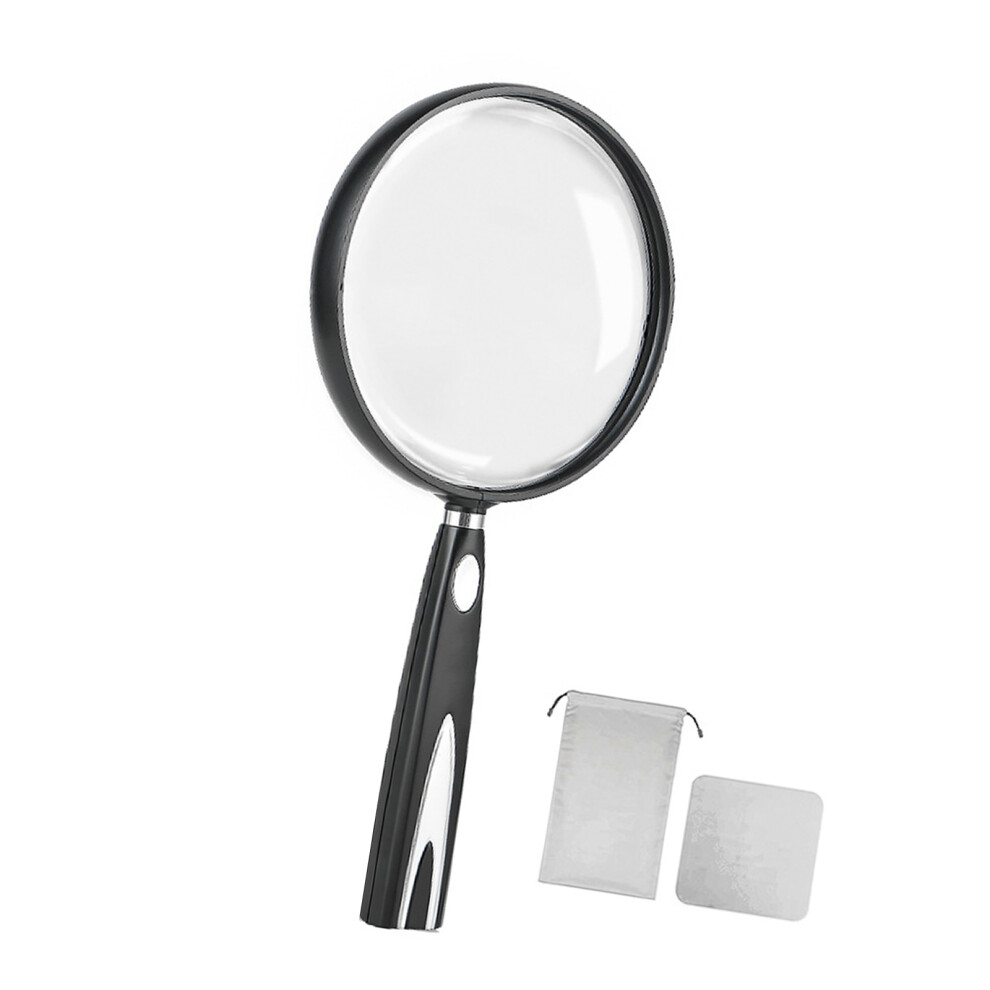 Nonslip Comfort Handle Magnifier 2-130mm with storage b