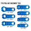 Pack of 16Pcs Angle Coupling Removal Tool Kit for Quick 5