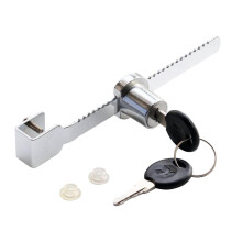Cerradura de seguridad con trinquete para vitrina, puerta corrediza de vidrio, cerradura de vitrina