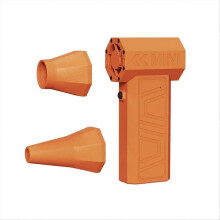 High Power Turbofan Violent Jet Fan 90000RPM Cordless Air Blower Brushless Motor 3 Gear Speed Dust Blower Orange
