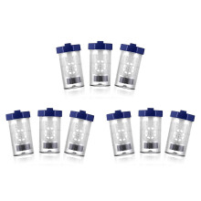 9-teiliges Set Wasserstoffperoxid-Kontaktlinsenbehälterreiniger, Unterlegscheibe für steife Clips von