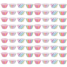 Cupcake-leivontapaperivuoat muffinssivuoat värikkäät 400 kpl pakkaus