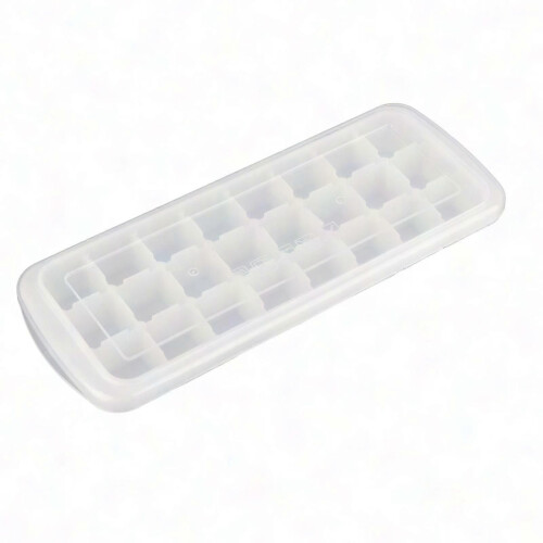 Leakproof Silicone Ice Mold with Cover - Reusable & Durable Design 1