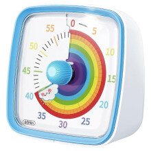 60-Minute Visual Timer with Night Light, Countdown Timer,Pomodoro Timer with Rainbow Pattern compatible Kid
