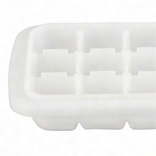 Leakproof Silicone Ice Mold with Cover - Reusable & Durable Design 2