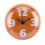 Waterproof Suction Cup Wall Mirror for Window Bath Shower Clock Bathroom Accessories Orange 1