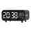 LED Wireless Charging Desk Clock Multifunctional Night Light Clock Simple Hotel Alarm Clock Modern D 2