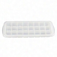 Leakproof Silicone Ice Mold with Cover - Reusable & Durable Design