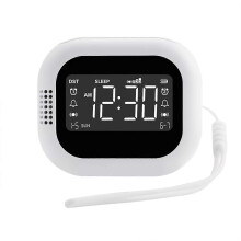 LED Display Vibration Alarm Clock Rechargeable White Noise Natural Sound Multifunctional Clock Stude