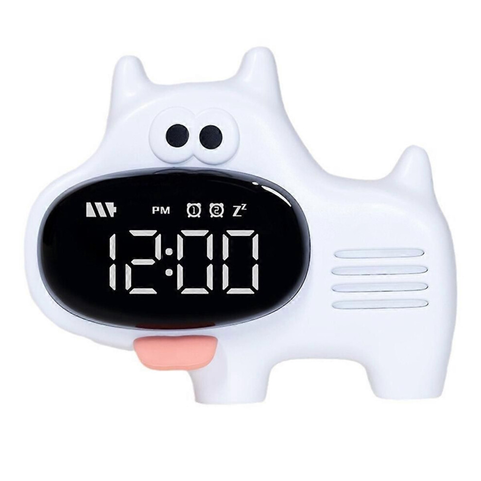 Big Nose Dog Clock, Hour Announcement, Five Sets of Alarm, Usb Charging, Snooze Alarm, Children'S Sm