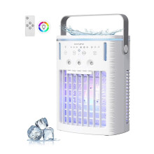 Tragbares Klimagerät, Mini-Klimaanlage mit 1000-ml-Wassertank, für Büro und Schlafzimmer