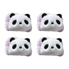 4 Sets Face Washing Wristbands Absorbent Sleeve -Panda