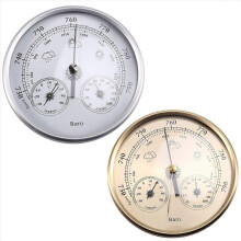 2 Stück Wander Cloudly Barometer mit Thermometer und Hygrometer, 3-in-1-Wetterstation für sofortige