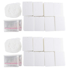 300 piezas de ambientadores de sublimación en blanco, láminas rectangulares de fieltro perfumadas con