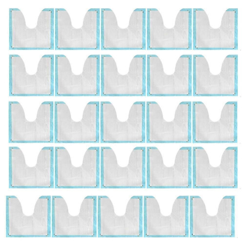 25 τεμάχια χαλάκια τουαλέτας μιας χρήσης, απορροφητικά π
