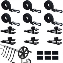 Upgraded Pool Solar Cover Reel Straps Pool Cover Reel Attachment