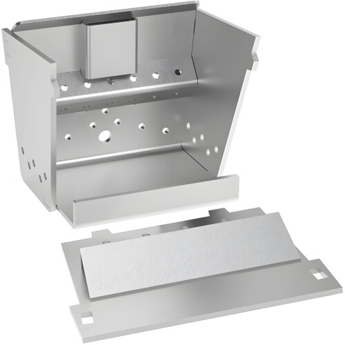 Heat Resistant Untarnished Stove Container Alternative-Silver