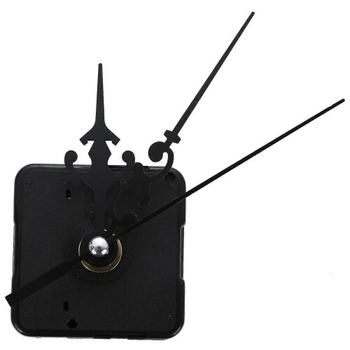 DIY Clock Metal Texture Creative Wall Clock Retro Wall Clock movement Accessories Black 1