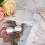 Portable Marble Surface Mirror Square Soaking Contact Lens Case Silver 4