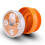 Waterproof Suction Cup Wall Mirror for Window Bath Shower Clock Bathroom Accessories Orange 4