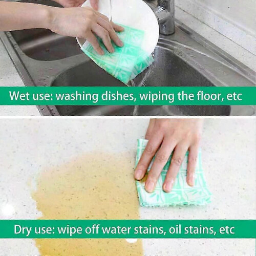 Microfiber Cleaning Cloths for Kitchen and Bathroom - Highly Absorbent, Quick Drying, Reusable Towels, 50 Count Pack 1