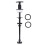 273241 Piston Rod Assembly 2In PVC Slide Pool and Spa Multiport Valve 4