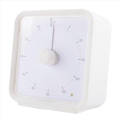 Timer compatible for Kitchen, 60-Minute Visual Timer with Silent Operation -A 1