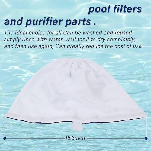 Pool Cleaner Fine Filter Bag Replacement for Filter Bag Products 8114,Fine Mesh Filter Replacement B 1