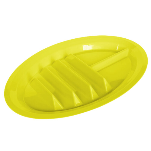 Plateau porte-tacos avec séparateurs, PP, 32,5 cm 1