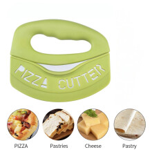 Coupe-pizza en acier inoxydable avec grande lame