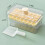 28-Cavity Square Ice Tray with Lid & Storage Bin 3