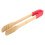 Pinze da barbecue in legno per servire pane e bistecche 4