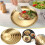 Viflosae Assiettes à barbecue et à dessert en acier inoxydable, lot de 6 1