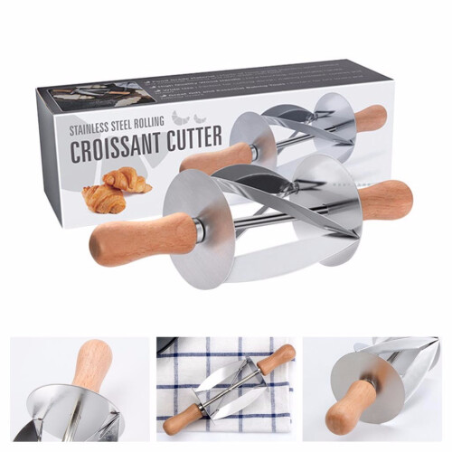 Croissantrulle i rustfrit stål 18,5 x 6,3 cm