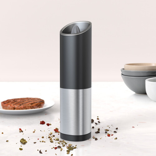 Gravity Electric Pepper Grinder, Stainless Steel, 1pc