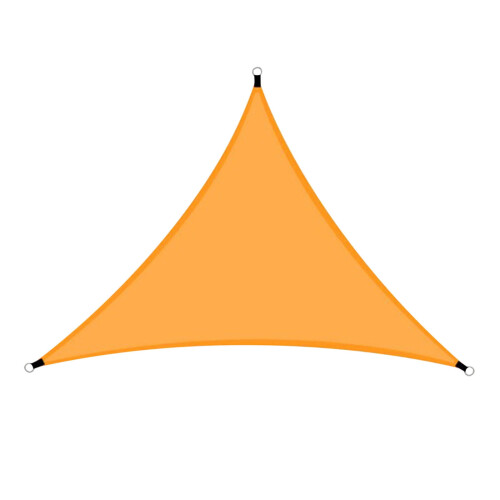 Toldo triangular para proteção solar 3x3x3m em tecido Oxford