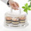 Moule à gâteau rond avec couvercle transparent et base à deux faces 4