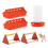 Chick Feeder and Waterer Kit with Perch, Plastic Flip-Top, 1