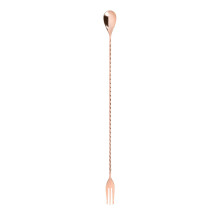 Copper Bar Spoon with Twisted Stem – 40 cm