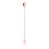 Colher de bar em cobre com cabo torcido, 40 cm 1