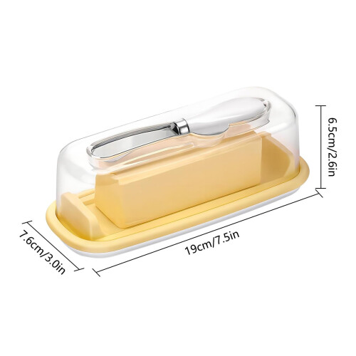 Beurrier hermétique avec couvercle – Silicone alimentaire, facile à utiliser 2