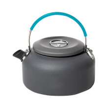 Hervidor de camping de aluminio de 800 ml para uso en exteriores.